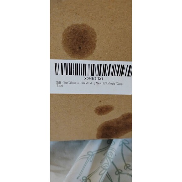 Rear Diffuser For Tesla Model Y Without Drilling Model Why Rear Bumper... - Picture 7 of 8